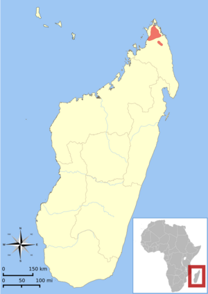 Eulemur sanfordi range map.svg