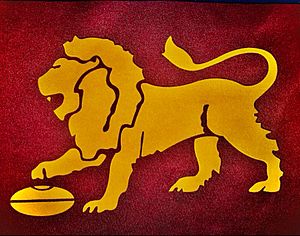 Fitzroy passant lion