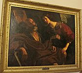 Guercino, sogno di s. giuseppe