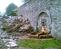 Hafod mansion fountain