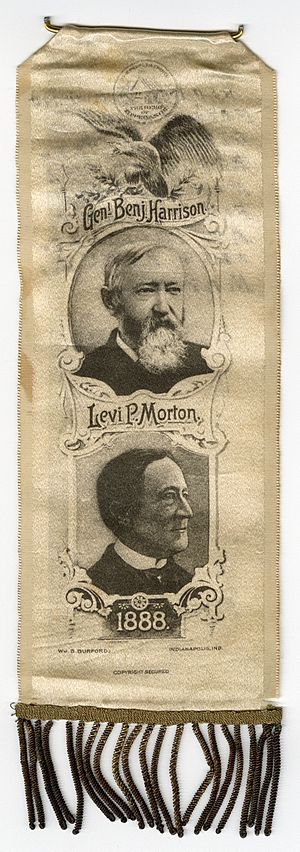 Harrison and Morton political ribbon - DPLA - cdb72301f13527ceab9322ea9a17db27 (page 1)