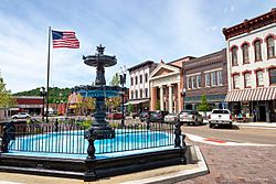 Nelsonville Historic District in 2019