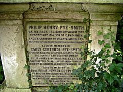 John Pye Smith family tomb