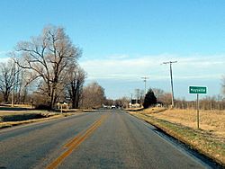 Maysville southern limits, February 2013