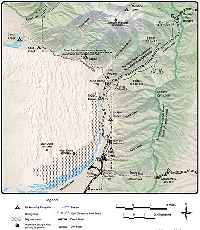 NPS great-sand-dunes-backcountry-map