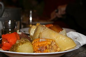 Plato de puchero canario