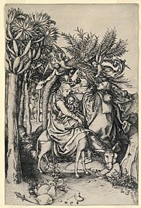 Print, The Flight into Egypt, 1470–75 (CH 18428015)