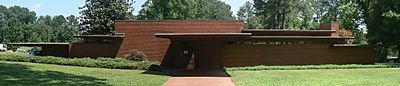 Rosenbaum House Rear Pano