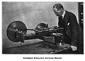 Rowland dividing engine