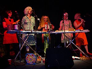 Toychestra playing at the Starry Plough pub, Berkeley, Calif., 2005.jpg