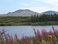 Usk reservoir with Black Mountain peaks - geograph.org.uk - 540508