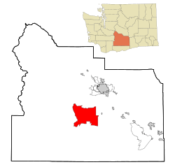 Location of White Swan, Washington