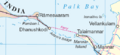 Adams bridge map