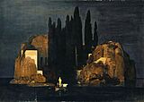 Arnold Böcklin - Die Toteninsel I (Basel, Kunstmuseum)