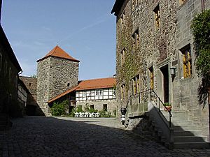 Burghof Burg Fürsteneck