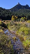 Devil Creek with Chimney Rock