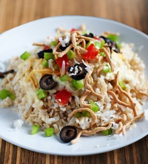 Hawaiian Haystack Plated