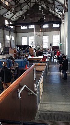 Kingston Powerhouse interior on its centenary 1