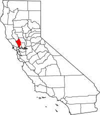 Location in the state of California