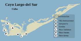 Map of the island