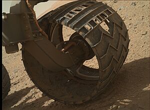 MarsCuriosityRover-WornWheel-20140218