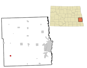 Location of Alice, North Dakota