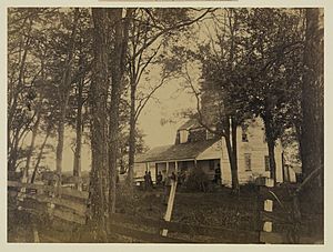 Residence of Mr. Hudson, headquarters of Gen. Pope during the battle of Cedar Mountain LCCN2006683274