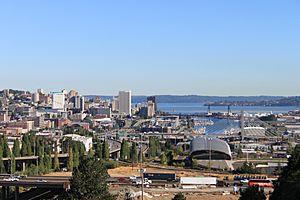 Tacoma skyline from Thea Foss Waterway