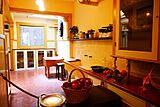 Winchester Mystery House yellow kitchen counter