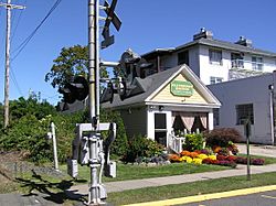 The old Allenhurst Railroad Station