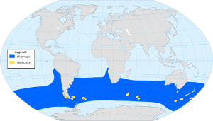 Black-browed Albatross-map-localisation-fr.svg