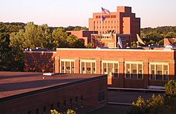 Eau Claire Wisconsin-UWEC looking northeast