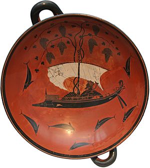 Exekias Dionysos Staatliche Antikensammlungen 2044