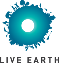 The Live Earth logo representing the "S.O.S." message.