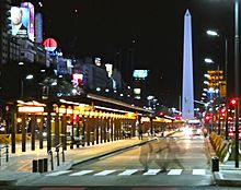 MetroBus y Obelisco