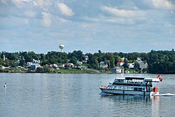 Morristown as seen across the St. Lawrence River