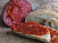 Nduja mit Brot