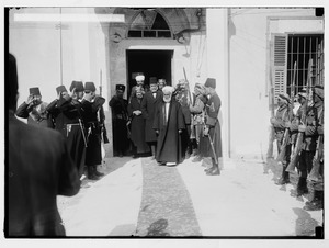 Sir Herbert Samuel's second visit to Transjordan, etc. H.M. King Hussein at Amman. LOC matpc.05807