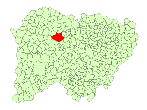 Location in Salamanca