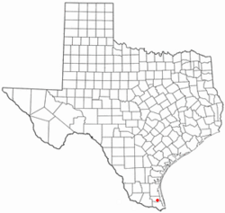 Location of Santa Monica, Texas