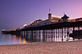 Brighton Pier at dusk