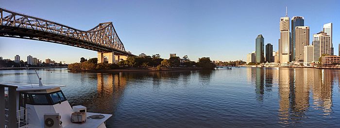 Brisbane City Skyline