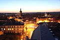 Cēsis naktī. No Vidzemes koncertzāle Cēsis jumta. Cesis at night - panoramio