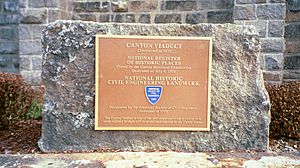 Canton Viaduct Commemorative Plaque