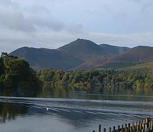 Causey Pike from Derwentwater