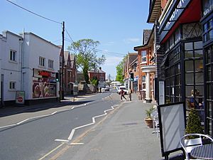 Freshwater town centre, IW, UK