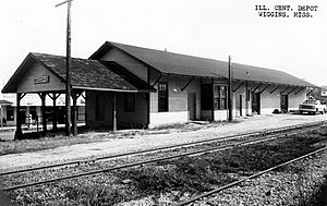 Illinois Central Depot, Wiggins, Miss.