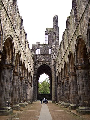 Kirkstall Abbey Kirche Hauptschiff