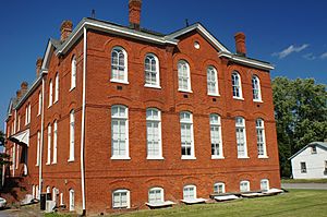 Building from the Laurel Industrial School in Laurel, Virginia