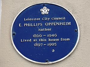 LeicesterEPhillipsOppenheimBluePlaque1a June2010